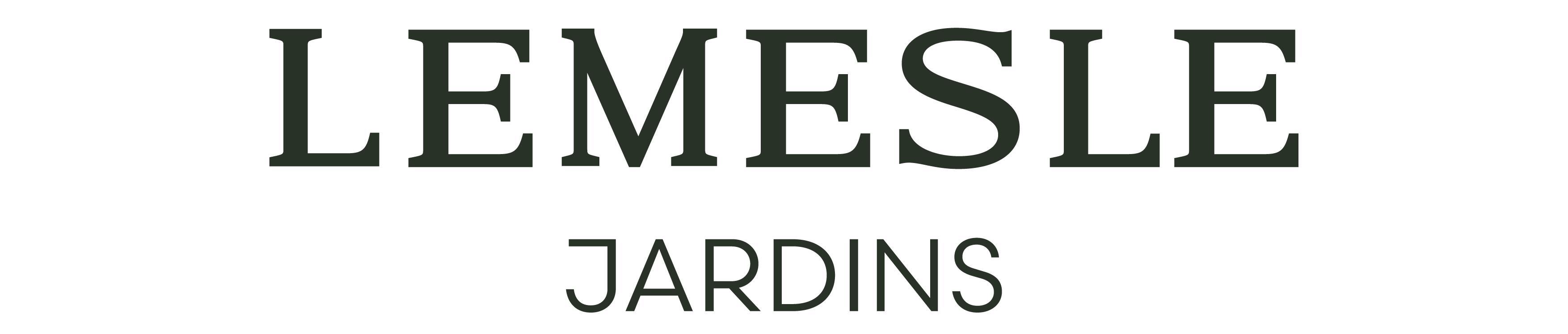 Logo Lemesle Jardins, entretien espaces verts pour particuliers et professionnels